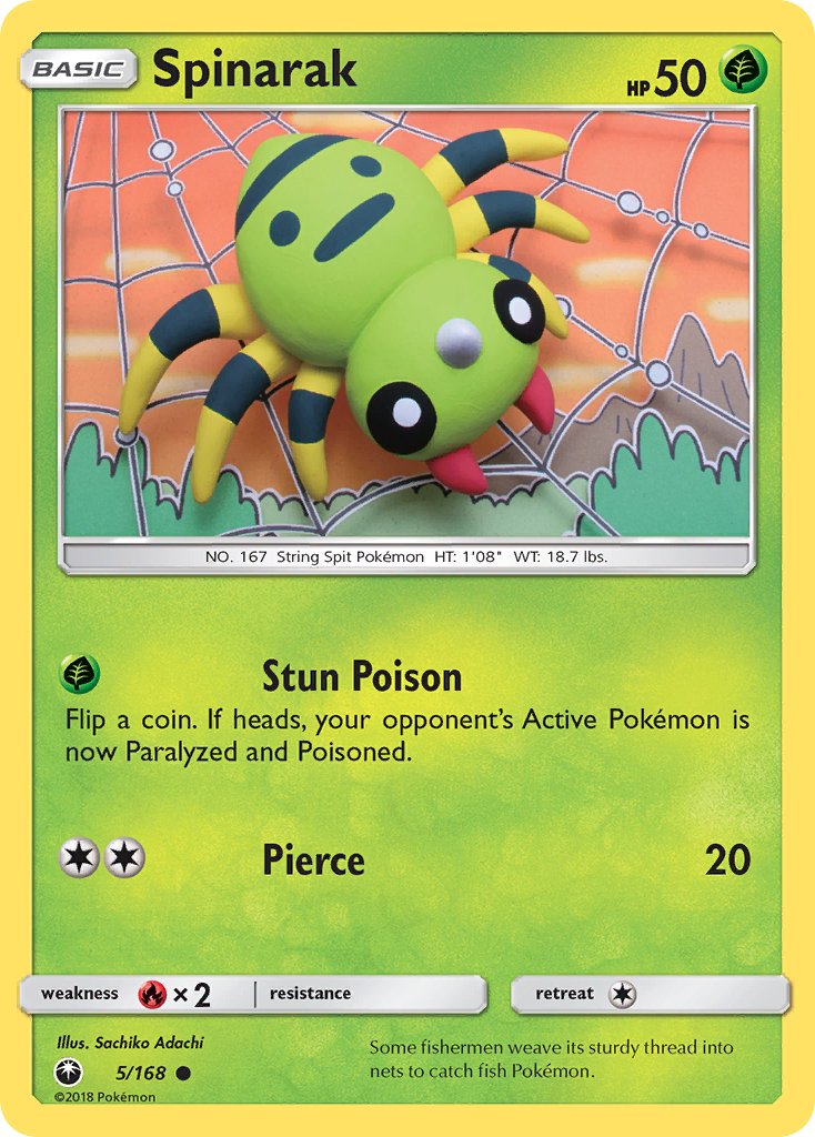 Spinarak - 5/168 - Celestial Storm - Card Cavern