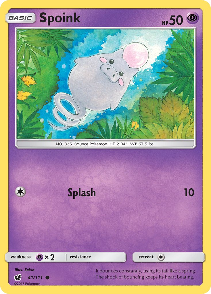 Spoink - 41/111 - Crimson Invasion - Card Cavern