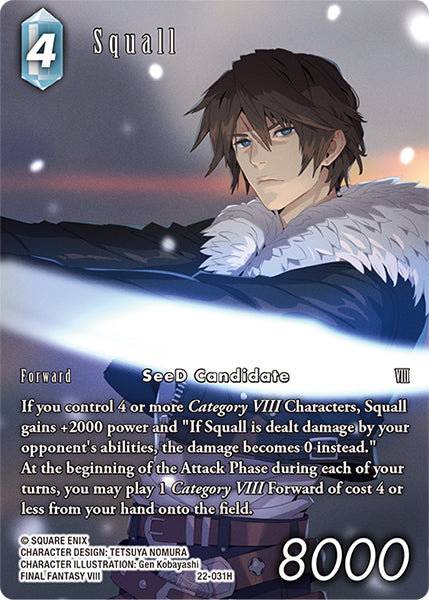 Squall Full Art - 22-031H - Hidden Hope - Foil - Card Cavern