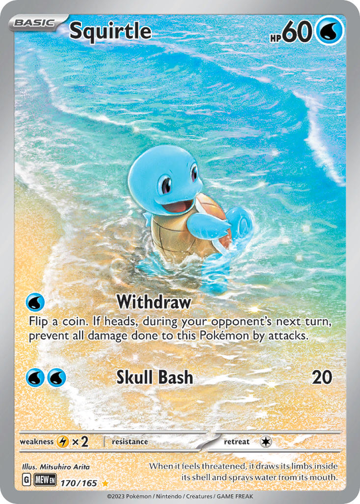 Squirtle - 170/165 - Scarlet & Violet 151 - Card Cavern