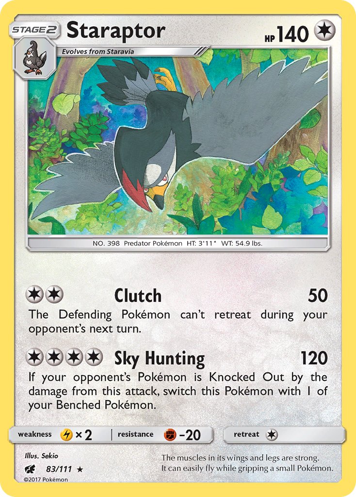 Staraptor - 83/111 - Crimson Invasion - Card Cavern