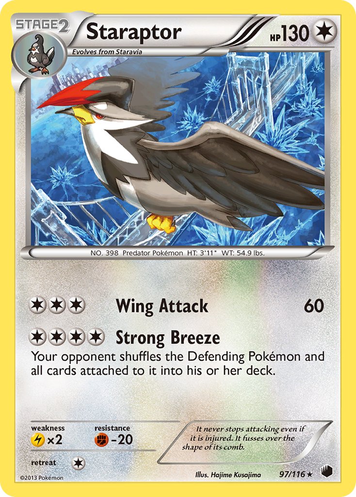 Staraptor - 97/116 - Plasma Freeze - Card Cavern