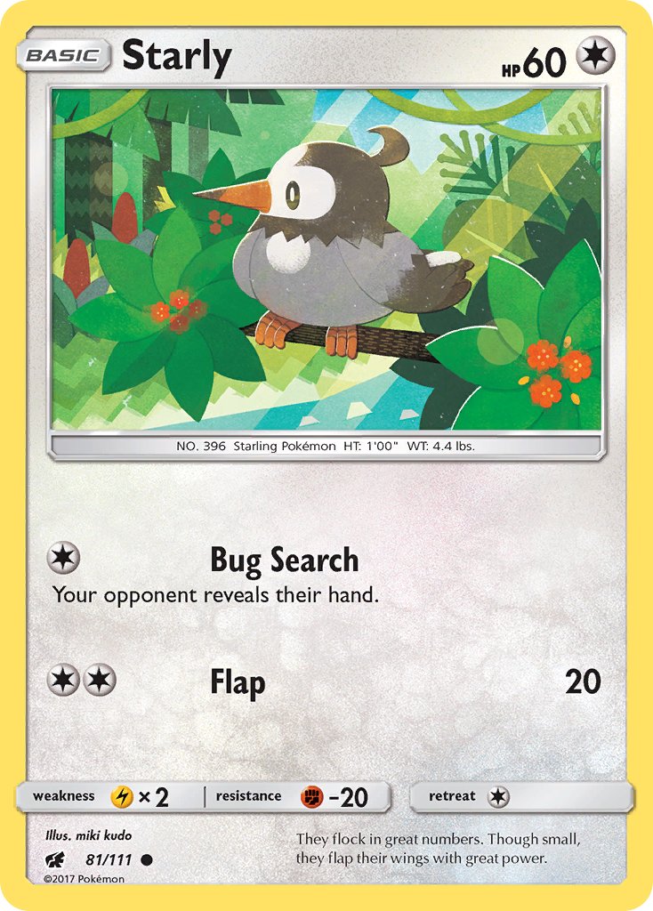 Starly - 81/111 - Crimson Invasion - Card Cavern