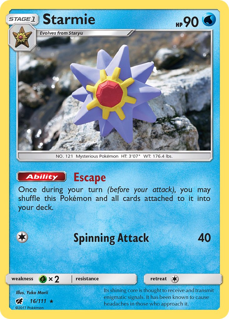 Starmie - 16/111 - Crimson Invasion - Card Cavern