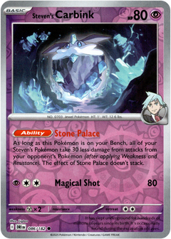 Steven's Carbink - 086/182 - Destined Rivals - Reverse Holo - Card Cavern