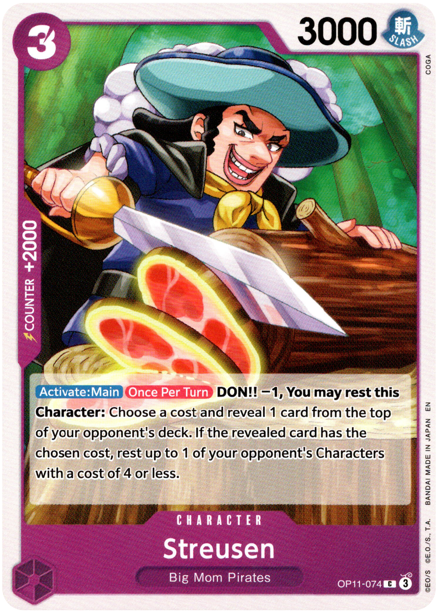 Streusen - OP11-074 C - A Fist of Divine Speed - Card Cavern