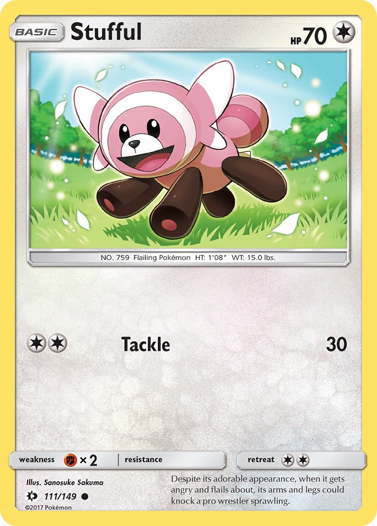 Stufful - 111/149 - Sun & Moon - Card Cavern