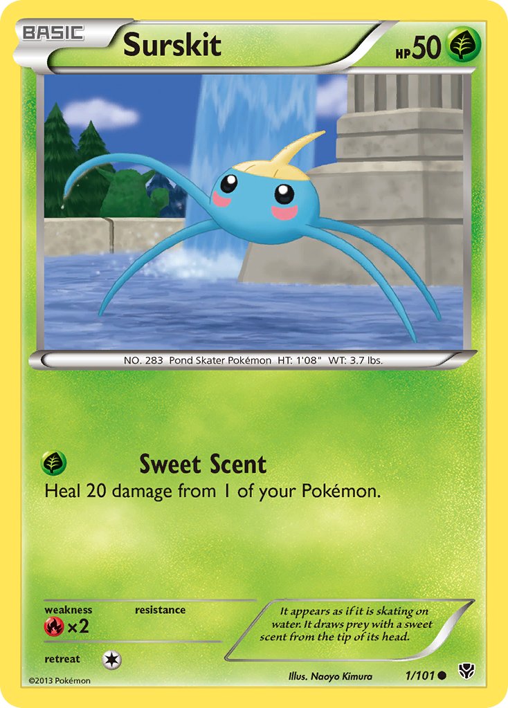 Surskit - 1/101 - Plasma Blast - Card Cavern