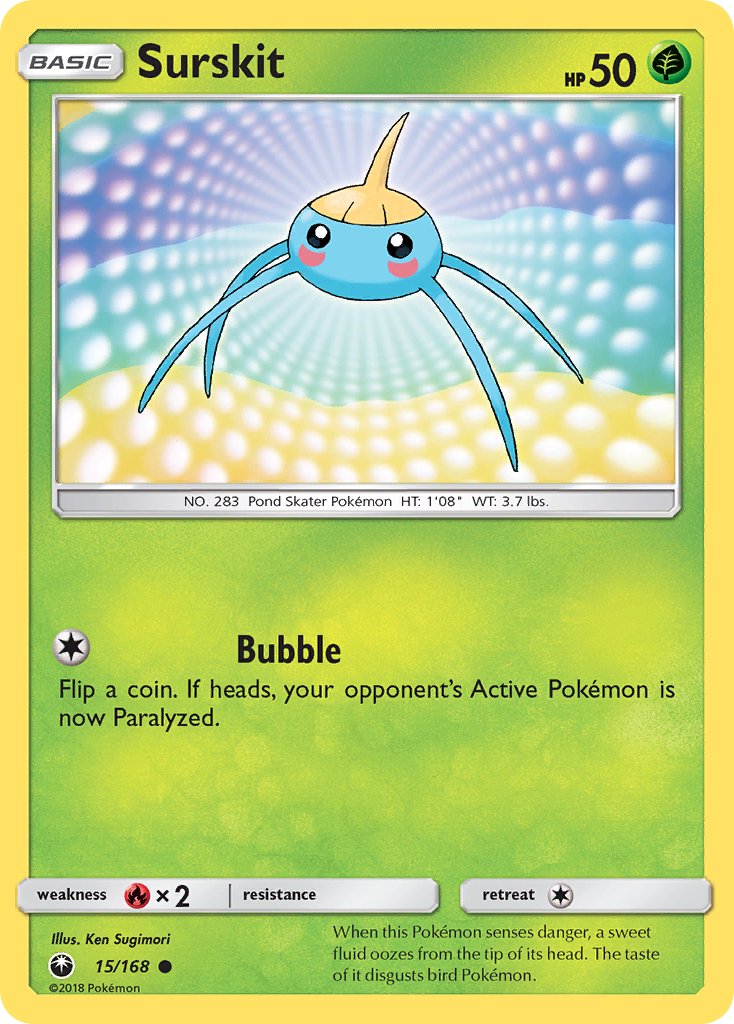 Surskit - 15/168 - Celestial Storm - Card Cavern