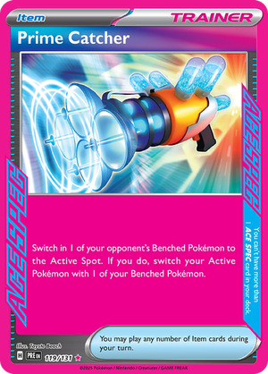 Prime Catcher - 119/131 - Prismatic Evolutions - Holo - Card Cavern