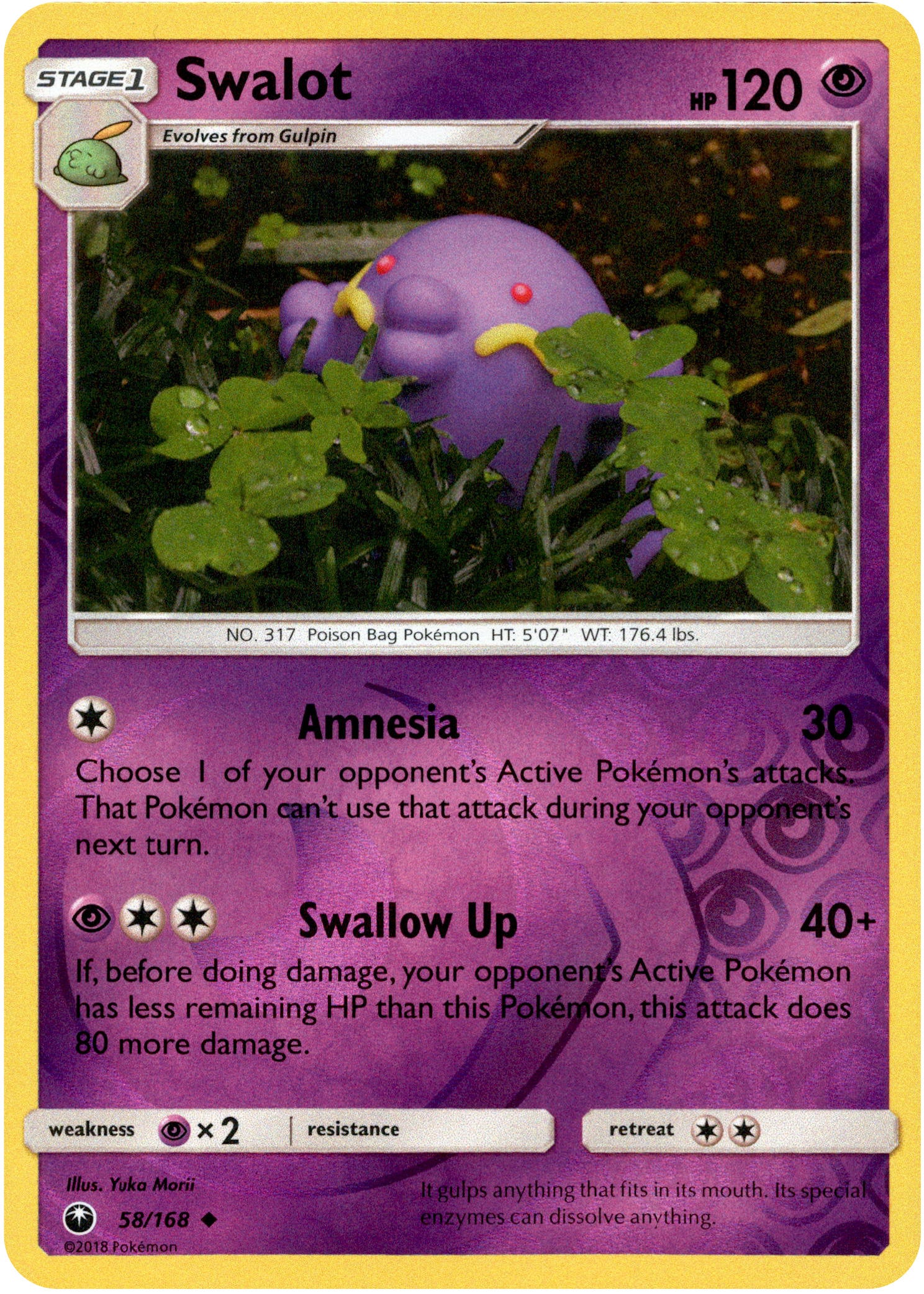 Swalot - 58/168 - Celestial Storm - Reverse Holo - Card Cavern
