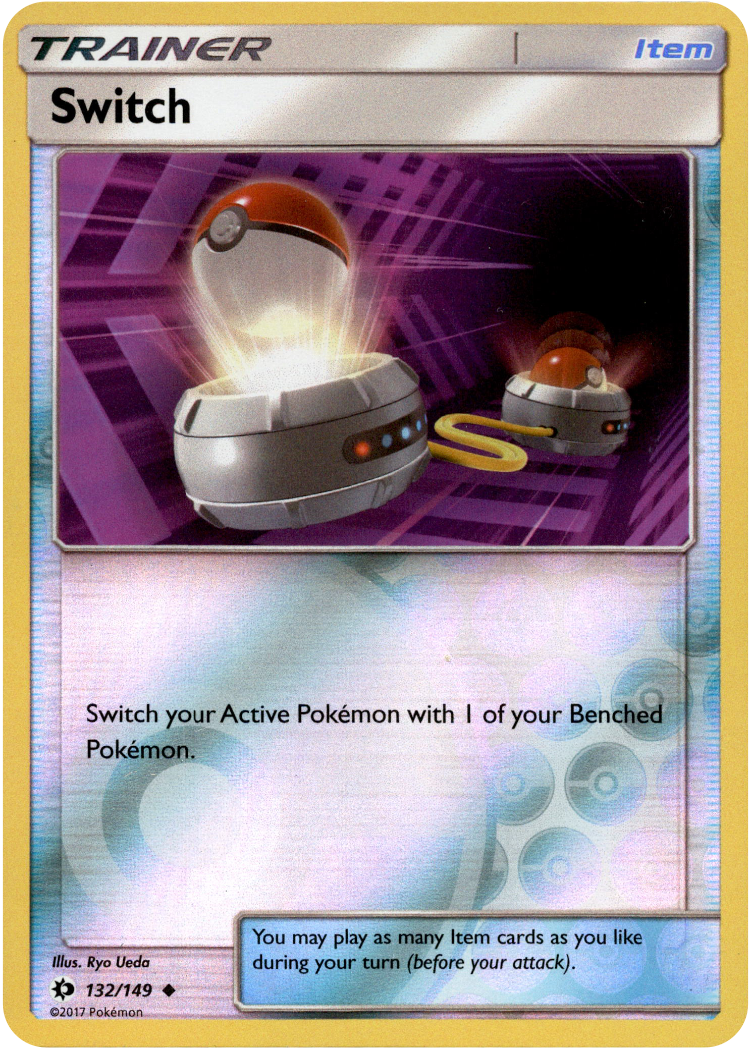 Switch - 132/149 - Sun & Moon - Reverse Holo - Card Cavern