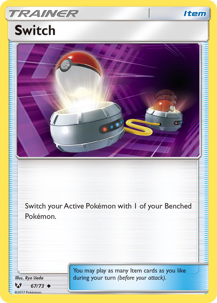 Switch - 67/73 - Shining Legends - Card Cavern