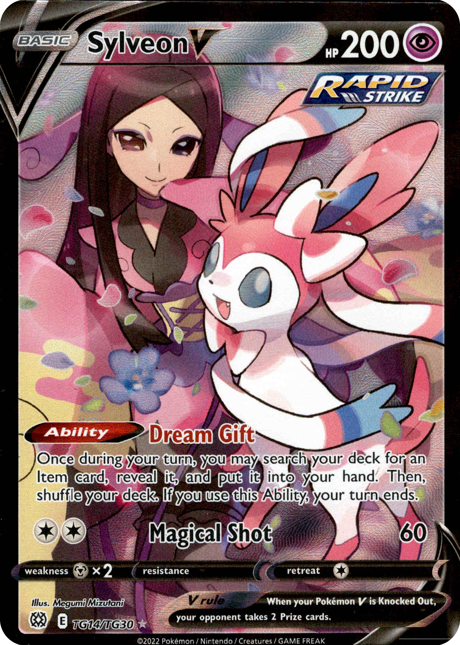 Sylveon V - TG14/TG30 - Brilliant Stars - Holo - Card Cavern