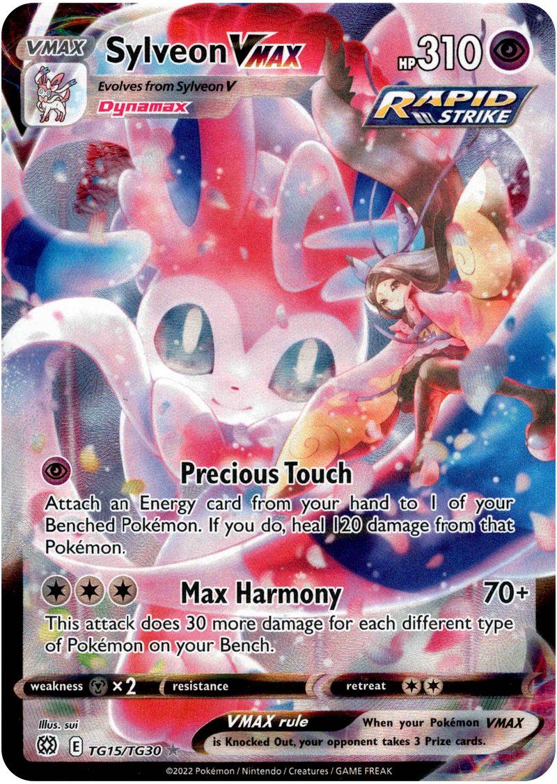 Sylveon VMAX - TG15/TG30 - Brilliant Stars - Holo - Card Cavern