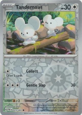 Tandemaus - 073/091 - Paldean Fates - Reverse Holo - Card Cavern