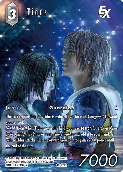 Tidus EX Full Art - 16-139S - Emissaries of Light - Foil - Card Cavern