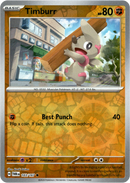 Timburr - 103/167 - Twilight Masquerade - Reverse Holo - Card Cavern
