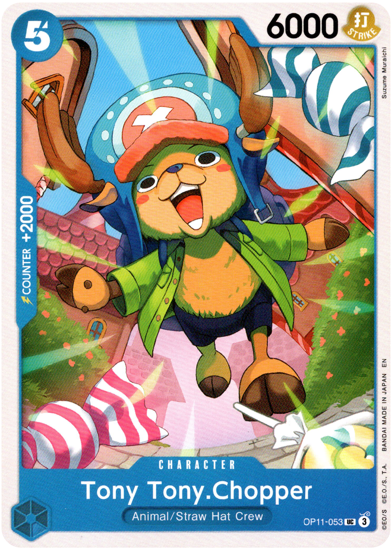 Tony Tony.Chopper - OP11-053 UC - A Fist of Divine Speed - Card Cavern