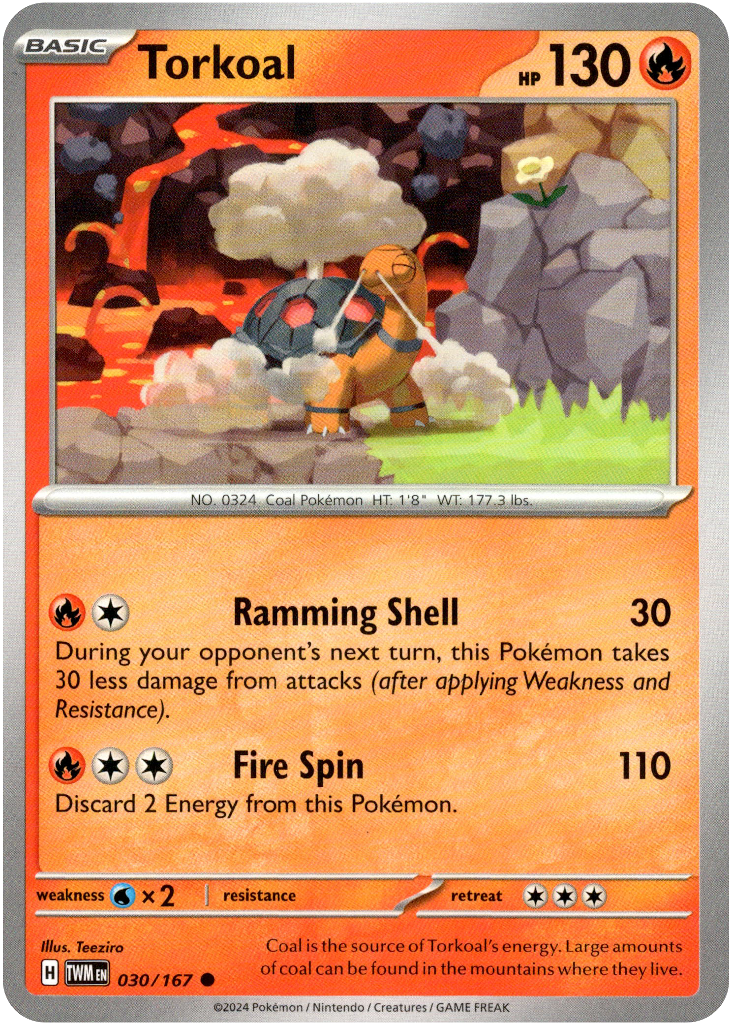 Torkoal - 030/167 - Twilight Masquerade - Card Cavern