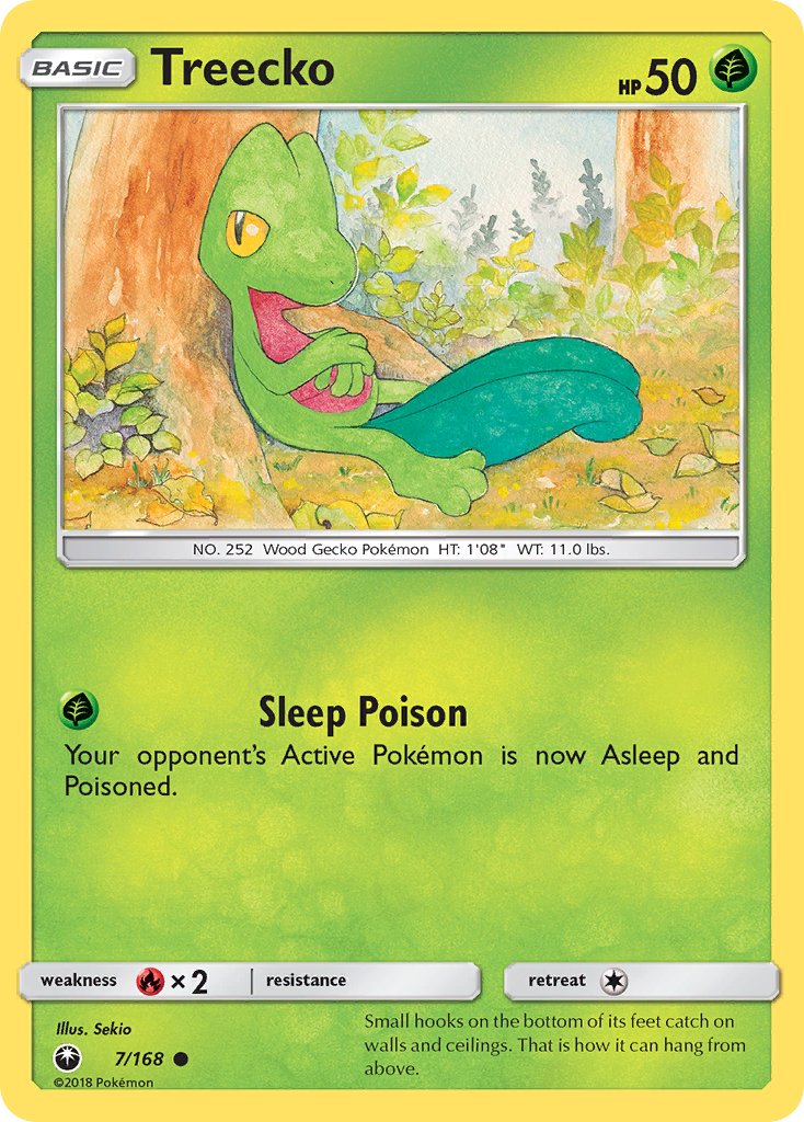 Treecko - 7/168 - Celestial Storm - Card Cavern