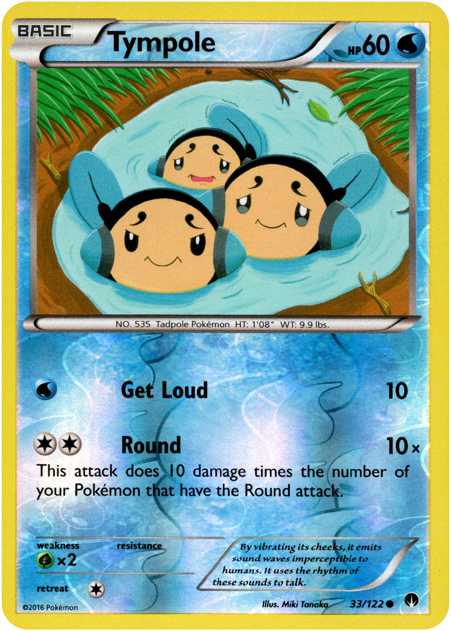 Tympole - 33/122 - BREAKpoint - Reverse Holo - Card Cavern