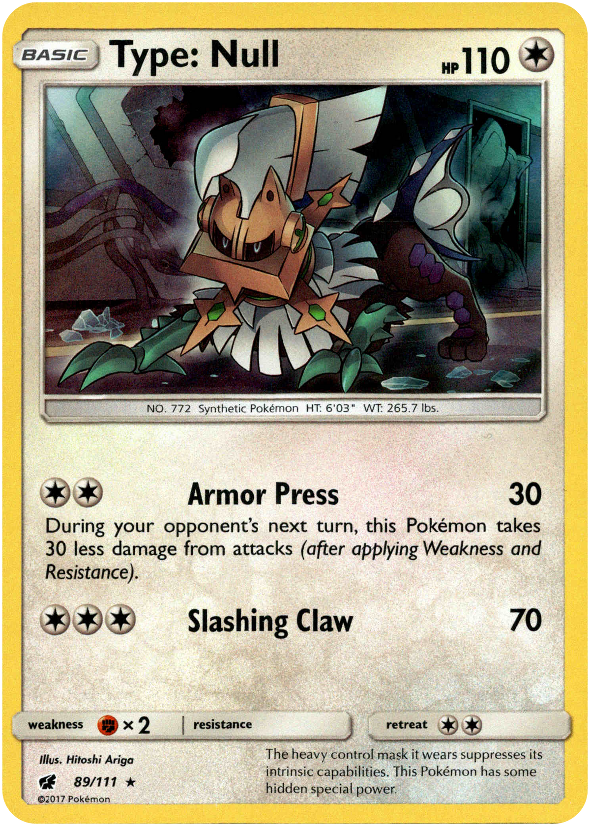 Type: Null - 89/111 - Crimson Invasion - Holo - Card Cavern