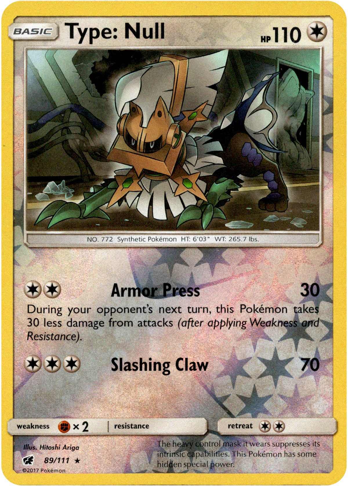 Type: Null - 89/111 - Crimson Invasion - Reverse Holo - Card Cavern