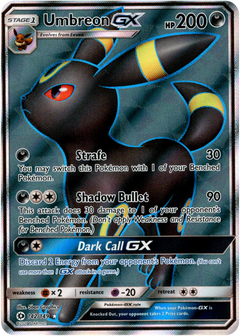 Umbreon GX Full Art - 142/149 - Sun & Moon - Holo - Card Cavern