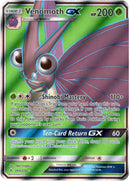 Venomoth GX Full Art - 193/214 - Unbroken Bonds - Holo - Card Cavern