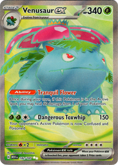 Venusaur ex - 182/165 - Scarlet & Violet 151 - Holo - Card Cavern