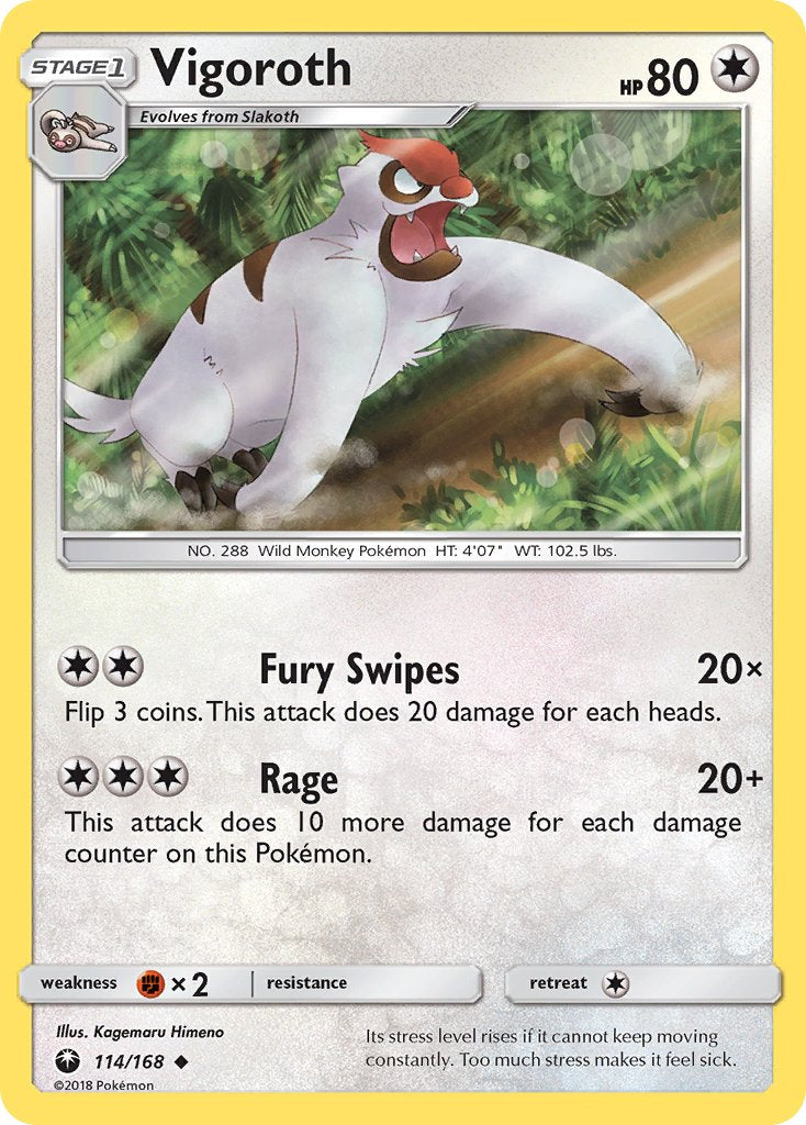 Vigoroth - 114/168 - Celestial Storm - Card Cavern
