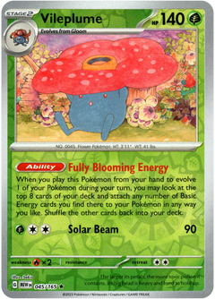 Vileplume - 045/165 - Scarlet & Violet 151 - Reverse Holo - Card Cavern