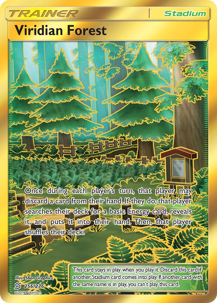 Viridian Forest Secret Rare - 256/236 - Unified Minds - Holo - Card Cavern