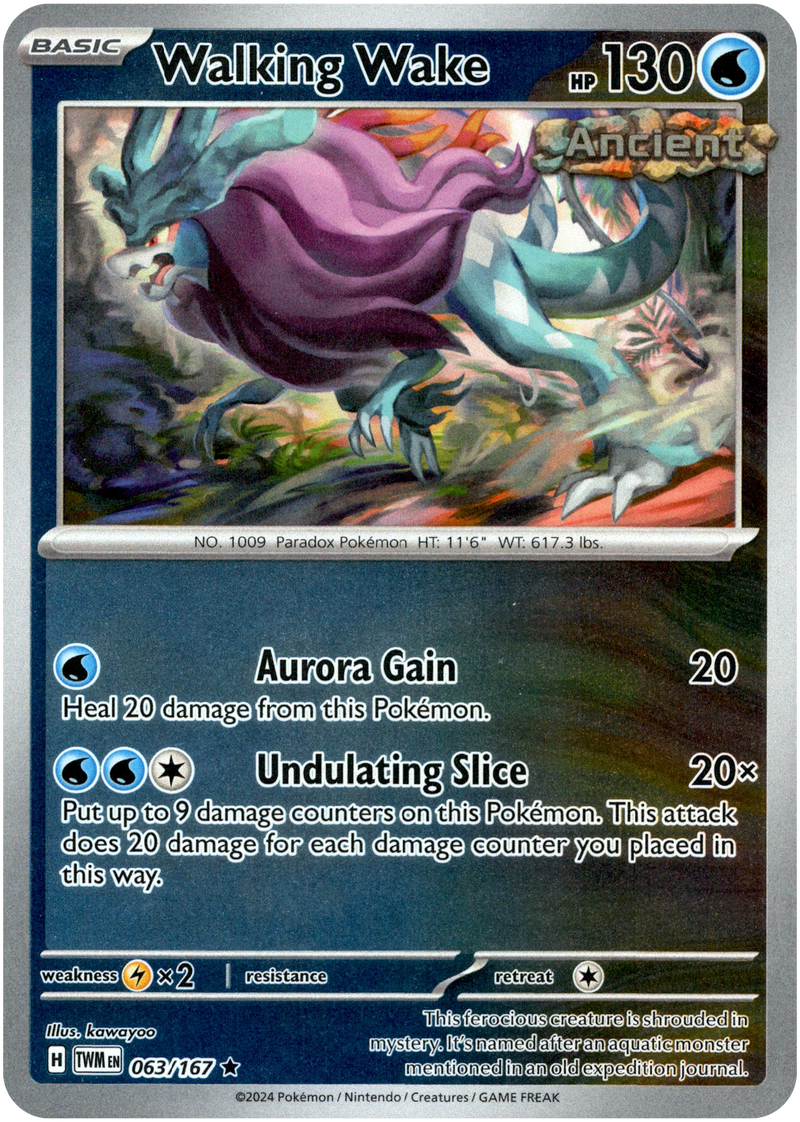Walking Wake - 063/167 - Twilight Masquerade - Reverse Holo – Card