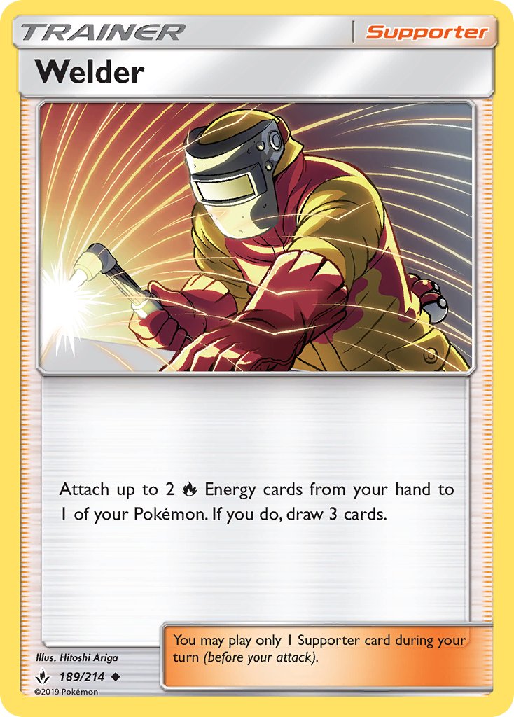 Welder - 189/214 - Unbroken Bonds - Card Cavern