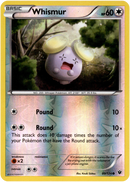Whismur - 80/124 - Fates Collide - Reverse Holo - Card Cavern