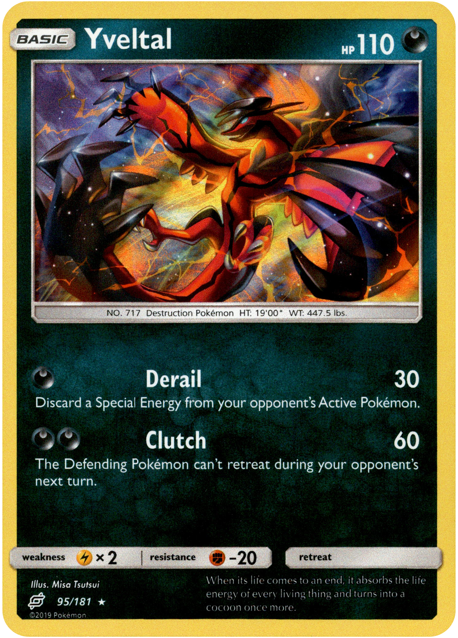 Yveltal - 95/181 - Team Up - Holo - Card Cavern