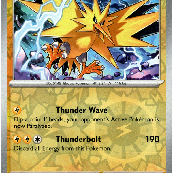 Zapdos - 065/167 - Twilight Masquerade - Reverse Holo – Card