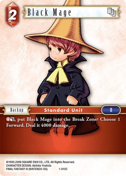 Black Mage - 1-010C - Opus I - Foil - Card Cavern