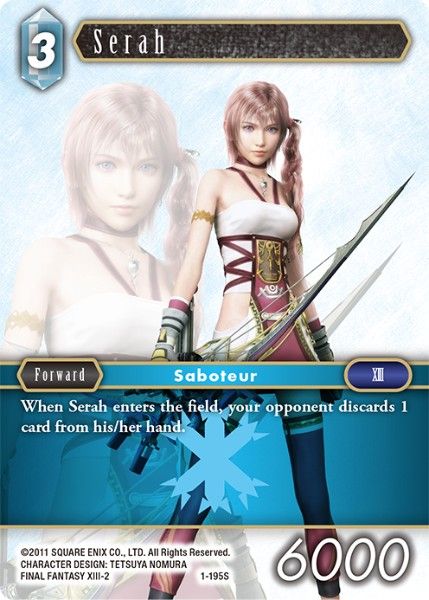 Serah - 1-195S - Opus I - Foil - Card Cavern