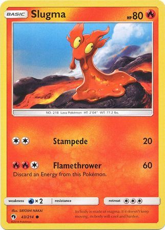 Slugma - 43/214 - Lost Thunder - Card Cavern