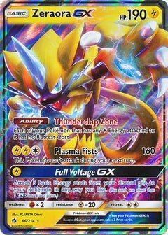 Zeraora GX - 86/214 - Lost Thunder - Holo - Card Cavern