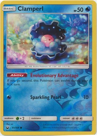 Clamperl - 41/168 - Celestial Storm - Reverse Holo - Card Cavern