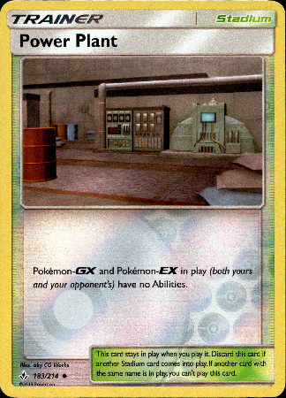 Power Plant - 183/214 - Unbroken Bonds - Reverse Holo - Card Cavern