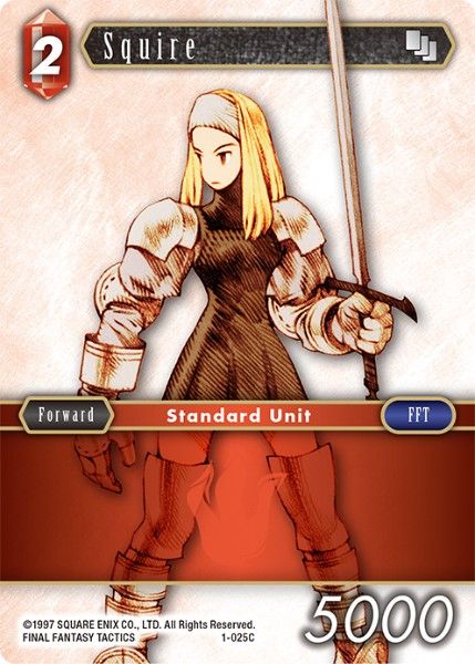Squire - 1-025C - Opus I - Foil - Card Cavern
