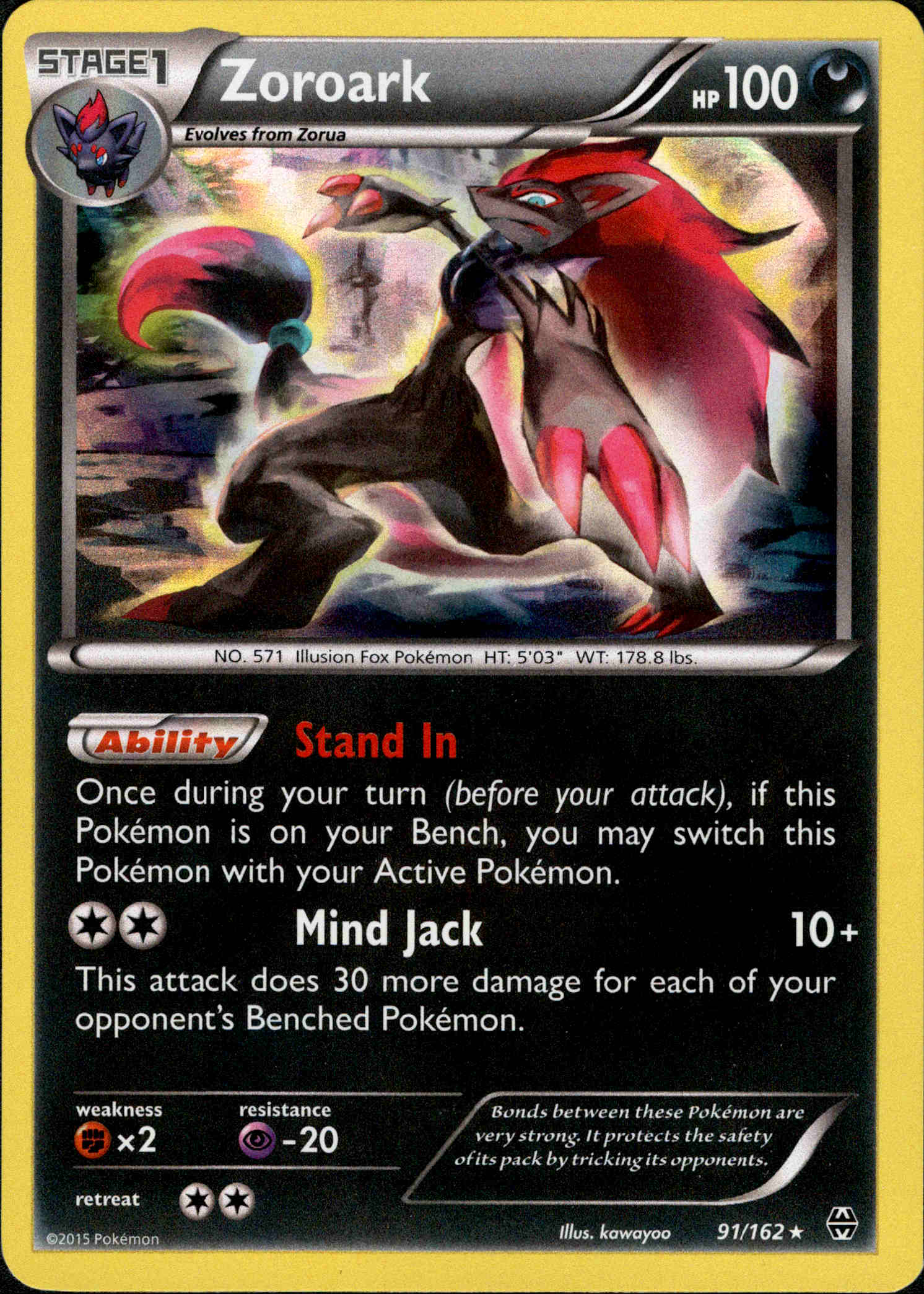 Zoroark - 91/162 - BREAKthrough - Holo - Card Cavern
