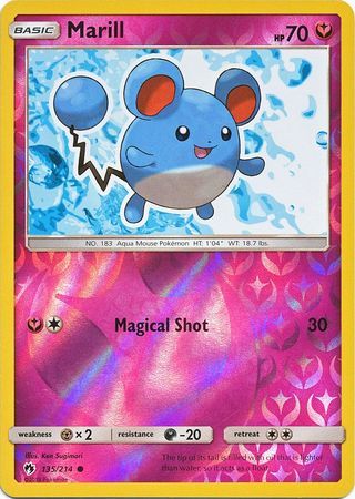 Marill - 135/214 - Lost Thunder - Reverse Holo - Card Cavern