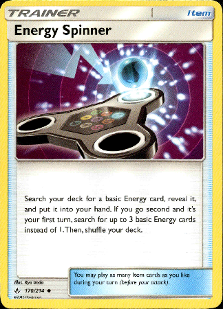 Energy Spinner - 170/214 - Unbroken Bonds - Card Cavern