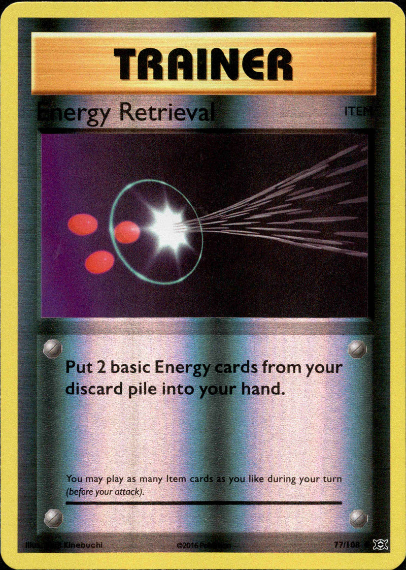 Energy Retrieval - 77/108 - Evolutions - Reverse Holo Card Cavern Trading Cards, LLC Energy Retrieval - 77/108 - Evolutions - Reverse Holo Card Cavern Trading Cards, LLC